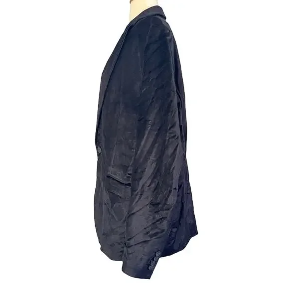 GUESS Fulham Black Velvet Knit Blazer Business Jacket Men’s Size XL - Picture 10 of 11